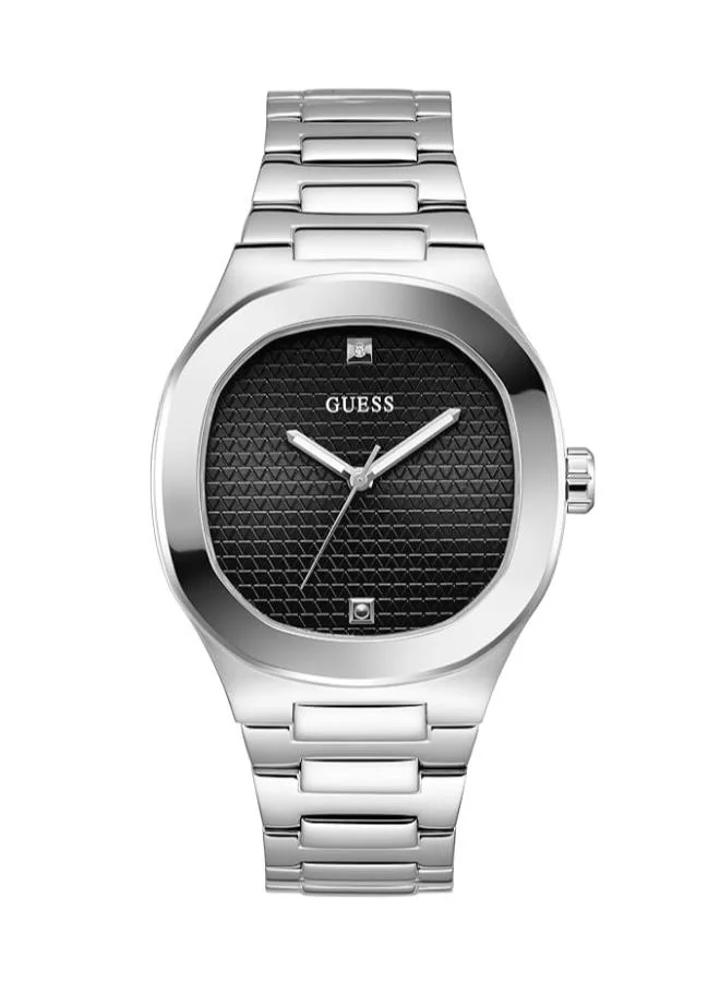 GUESS GUESS Headline Analog Watch for Men with Square Dial &amp; Water Resistant Man's Wrist Watches